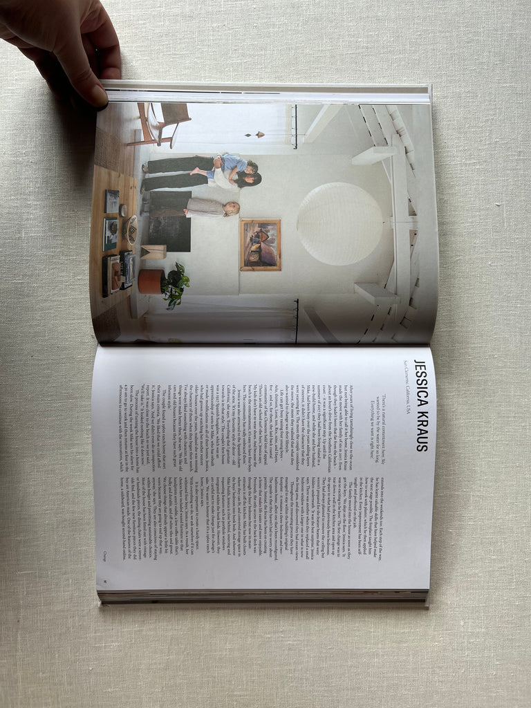 "Still: The Slow Home" opened to a page showcasing Jessica Kraus' home