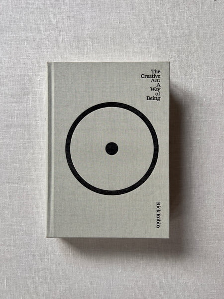 Grey Cover of the book "The Creative act" by Rick Ruben